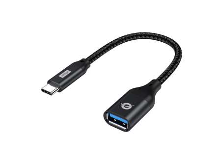 Conceptronic ABBY18B USB-C to USB-A OTG Adapter Black Conceptronic ABBY18B USB-C to USB-A OTG Adapter Black
