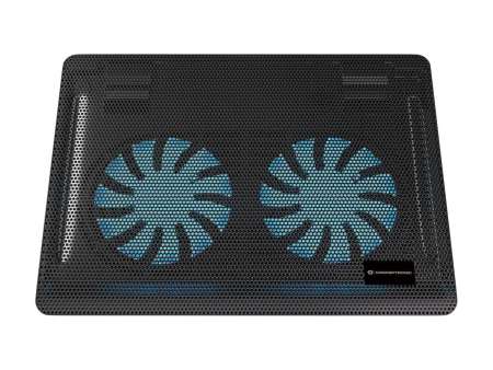 Conceptronic CNBCOOLPAD2F 2 ventilátoros laptop hűtőpad Black
