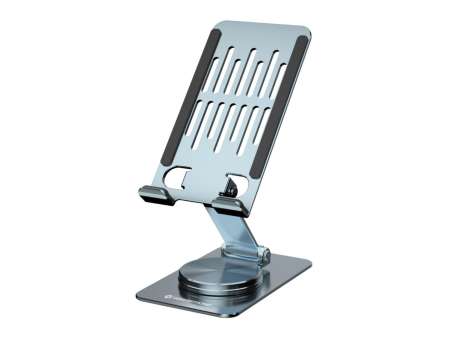 Conceptronic THANA08G Foldable Swivel Phone Stand 360° Rotating Base Adjustable Height Grey Conceptronic THANA08G Foldable Swivel Phone Stand 360° Rotating Base Adjustable Height Grey