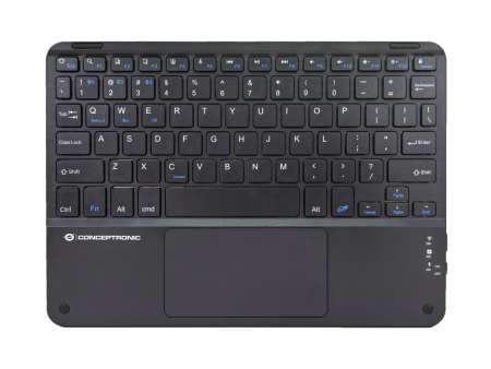 Conceptronic TOBIN01BUS Bluetooth Touchpad Keyboard Black US