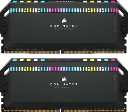 Corsair 64GB DDR5 6600MHz Kit(2x32GB) Dominator Platinum RGB Black
