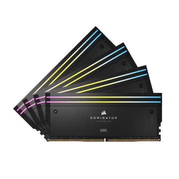 Corsair 64GB DDR5 6400MHz Kit(4x16GB) Dominator Titanium RGB