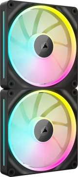 Corsair iCUE LINK LX140 RGB 140mm PWM Dual Pack Black