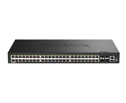 D-Link DGS-1530-52P/E 48-Port Gigabit Stackable Smart Managed PoE Switch