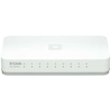 D-Link GO-SW-8E 8-Port Fast Ethernet Easy Desktop Switch D-Link GO-SW-8E 8-Port Fast Ethernet Easy Desktop Switch