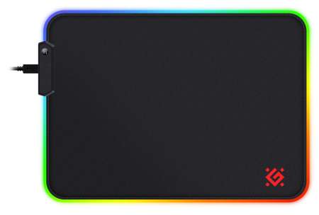Defender Black L Light Gaming Egérpad Black