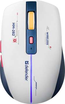 Defender Dila MM-282 Wireless Gaming Mouse White/Blue Defender Dila MM-282 Wireless Gaming Mouse White/Blue