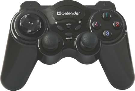 Defender Game Master Wireless gamepad Black