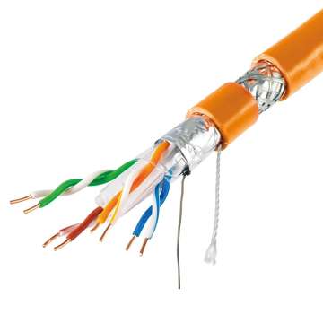 Delight CAT6A S-FTP Installation Cable 500m Orange Delight CAT6A S-FTP Installation Cable 500m Orange