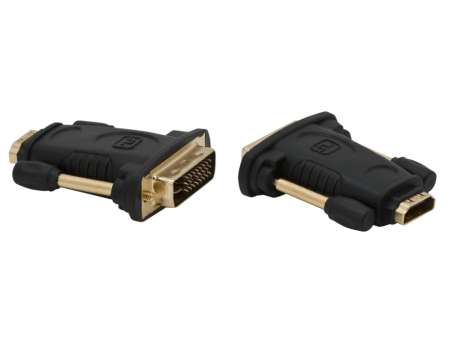 Delight DVI-I (Dual Link) (24+1) - HDMI Adapter Black Delight DVI-I (Dual Link) (24+1) - HDMI Adapter Black