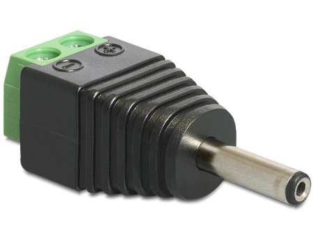 DeLock Adapter DC 3.5 x 1.35mm male > Terminal Block 2 pin