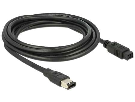 DeLock Cable FireWire 9 pin male > 6 pin male 3m