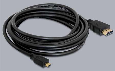 DeLock Cable High Speed HDMI with Ethernet A male > Micro-D male 2m Black DeLock Cable High Speed HDMI with Ethernet A male > Micro-D male 2m Black