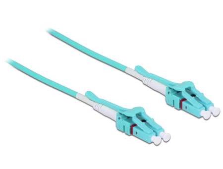 DeLock Cable Optical Fibre LC > LC Multimode OM3 Uniboot 1m