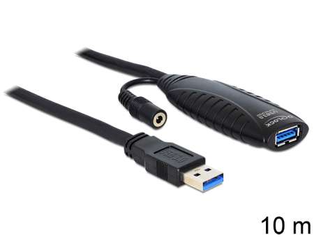 DeLock Cable USB 3.0 Extension, active 10m