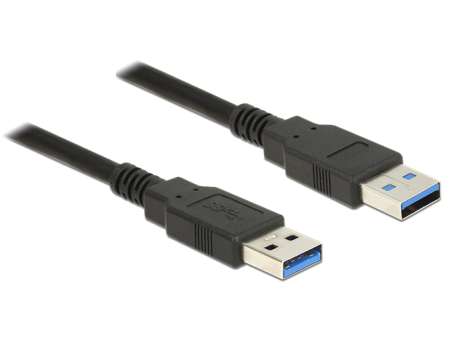 DeLock Cable USB 3.0 Type-A male > USB 3.0 Type-A male 0,5m Black