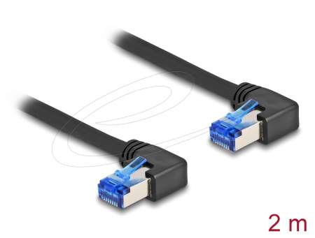 DeLock CAT6A S-FTP Patch Cable 2m Black