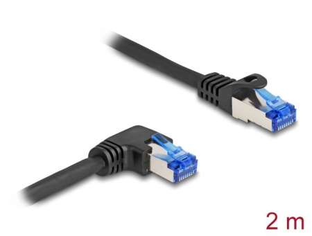 DeLock CAT6A S-FTP Patch Cable 2m Black
