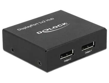 DeLock Displayport 1.2 Splitter 1 x Displayport in > 2 x Displayport out 4K