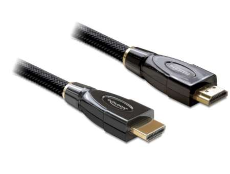 DeLock HDMI + Ethernet male/male összekötő kábel Premium 5m