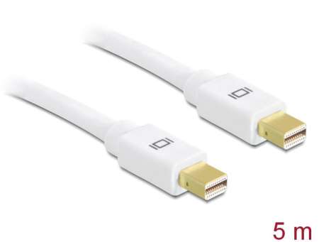 DeLock Mini DisplayPort 1.2 male > Mini DisplayPort male 4K 5m cable