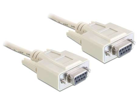 DeLock Null modem 9 pin female / female 3m White