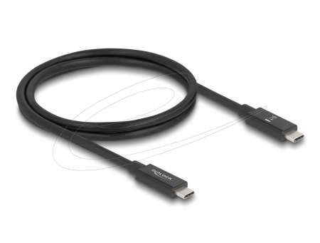 DeLock USB Type-C to USB Type-C Cable 1m Black DeLock USB Type-C to USB Type-C Cable 1m Black