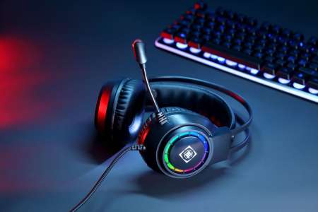 Deltaco DH220 Stereo Gaming Headset Black