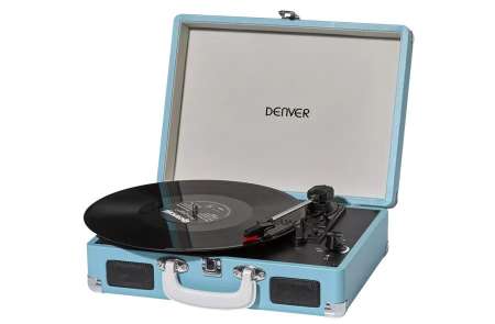 Denver VPL-120 USB Turntable Blue Denver VPL-120 USB Turntable Blue