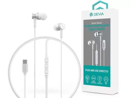 Devia ST108783 Smart Series M1 Metal In-Ear Headset White