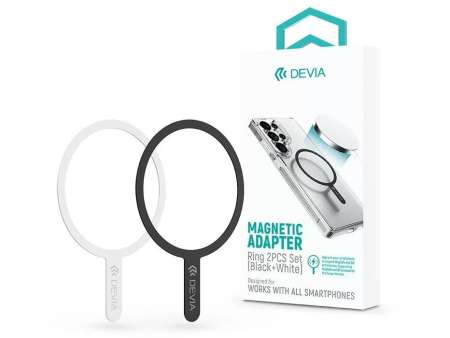 Devia ST124936 MagSafe mágneses autós tartóhoz Black/White (2db/csomag)