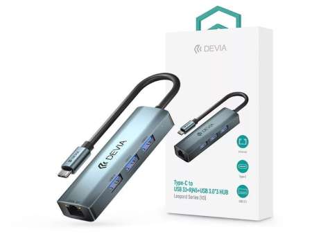 Devia ST387982 Leopard Series 5 V3 Docking Station Grey Devia ST387982 Leopard Series 5 V3 Docking Station Grey