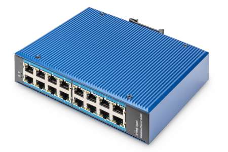 Digitus 16 Port 10/100/1000Mbps Gigabit Ethernet Network Switch Blue