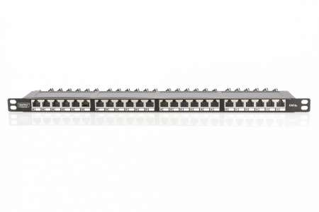 Digitus 24-port Patch Panel 0,5U Black Digitus 24-port Patch Panel 0,5U Black