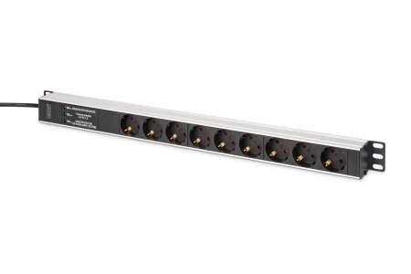 Digitus DN-95438 Túlfeszültségvédő 9DIN 2m Black