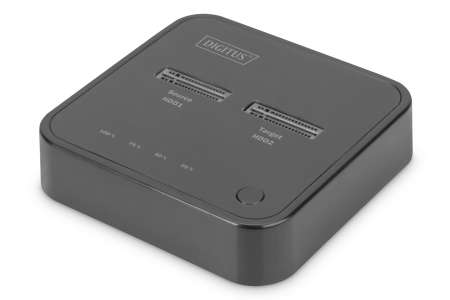 Digitus Dual M.2 NVMe SSD Docking Station with Offline Clone Function USB-C Black Digitus Dual M.2 NVMe SSD Docking Station with Offline Clone Function USB-C Black