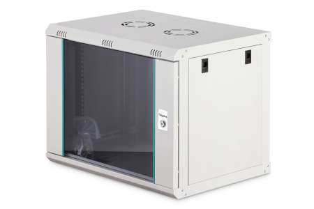 Digitus Dynamic DN-37104 19" 9U Falra szerelhető Rackszekrény Grey
