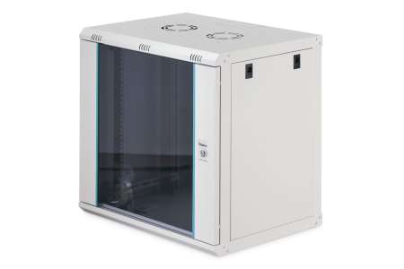 Digitus Dynamic DN-37108 19" 12U Falra szerelhető Rackszekrény Grey