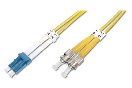 Digitus DK-2931-02 száloptikás kábel 2 M LC ST I-VH OS2 Yellow