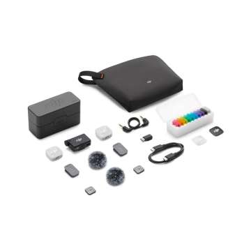 DJI Mic Mini 2 (2 TX + 1 RX + Charging Case) Black