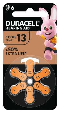 Duracell PR48 Hallókészülék Elem 6db/csomag