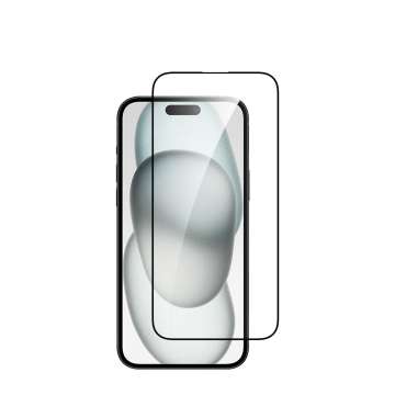 Dviced iPhone 15 Screen Protector with Applicator Silk Print Dviced iPhone 15 Screen Protector with Applicator Silk Print