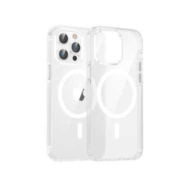 Dviced Magsafe iPhone 15 Pro Max Clear case White