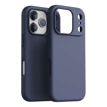 Dviced Silicone MagSafe case for iPhone 17 Pro Blue