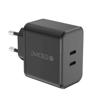 Dviced Wall charger 65W GaN EU Black Dviced Wall charger 65W GaN EU Black