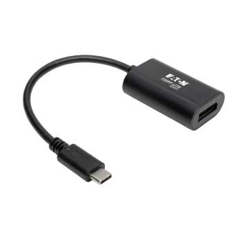 EATON Tripplite Series USB-C to Displayport 4K 60Hz Adapter Black EATON Tripplite Series USB-C to Displayport 4K 60Hz Adapter Black