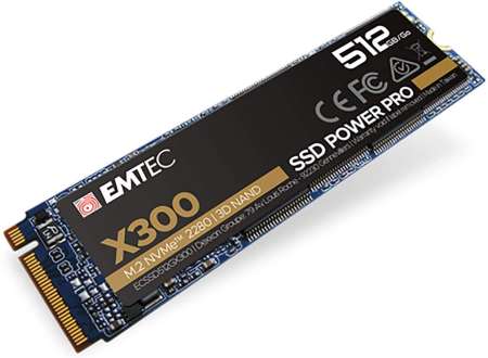 Emtec 512GB M.2 2280 NVMe X300 Power Pro Emtec 512GB M.2 2280 NVMe X300 Power Pro