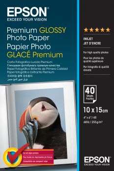 Epson Premium 255g 10x15cm 40db Fényes Fotópapír Epson Premium 255g 10x15cm 40db Fényes Fotópapír