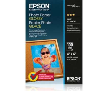Epson Photo Paper Glossy 200g 10x15cm 100db Fényes Fotópapír Epson Photo Paper Glossy 200g 10x15cm 100db Fényes Fotópapír