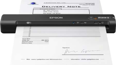 Epson WorkForce ES-60W Mobilszkenner Black Epson WorkForce ES-60W Mobilszkenner Black
